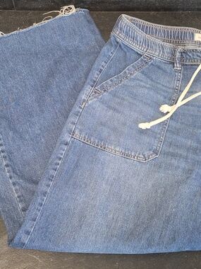 Women's Lucky Brand Blue Denim Drawstring Jeans